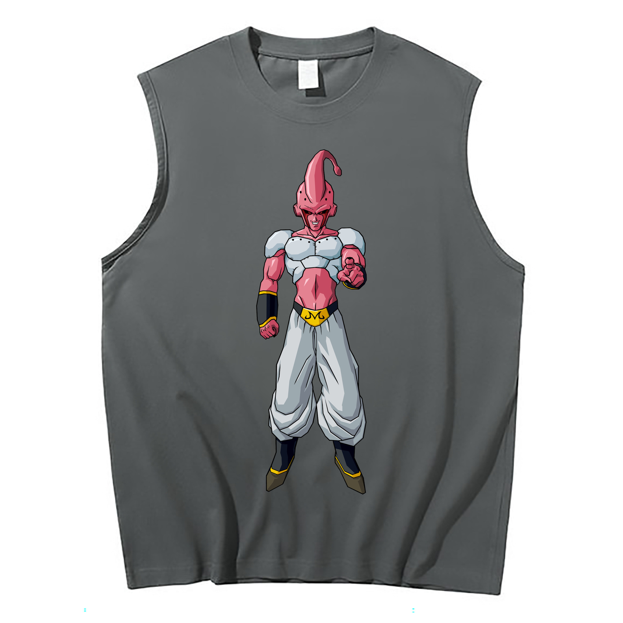 （画像用） ドラゴンボール 魔人ブウ DRAGON BALL Majin Buu コットン100％タンクトップ（フロントプリント）